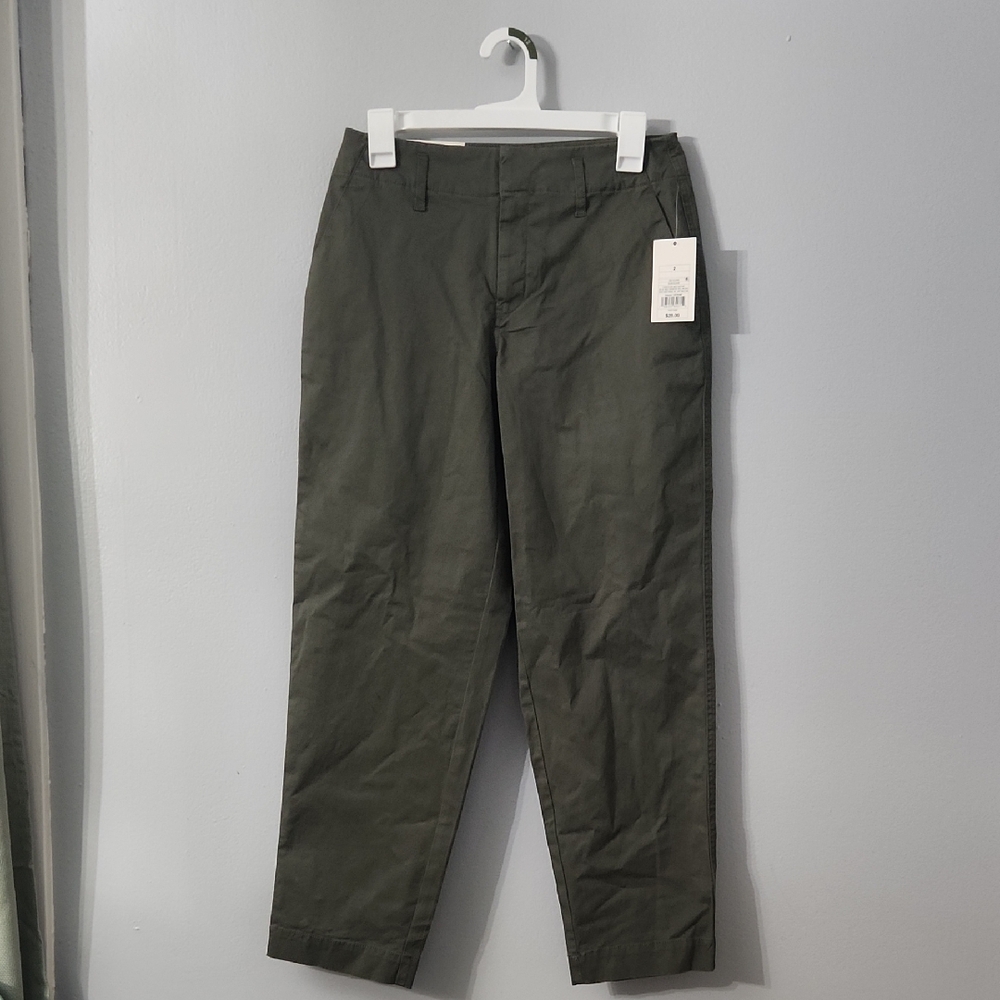 a new day Olive Green Chinos - Straight Leg